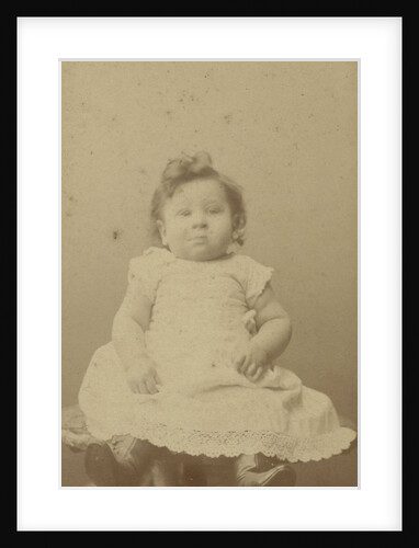 Studio Portrait of baby by W.J. van Pampus