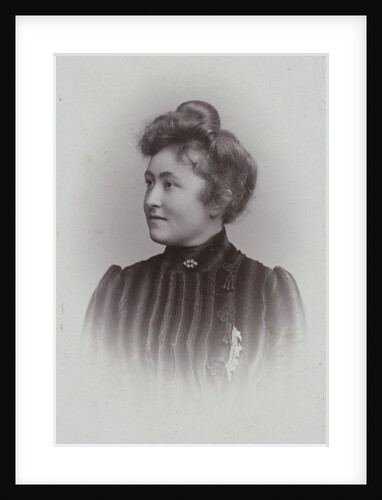 Studio Portrait of lady in high-necked dress, bust by Jacques Chrispijn