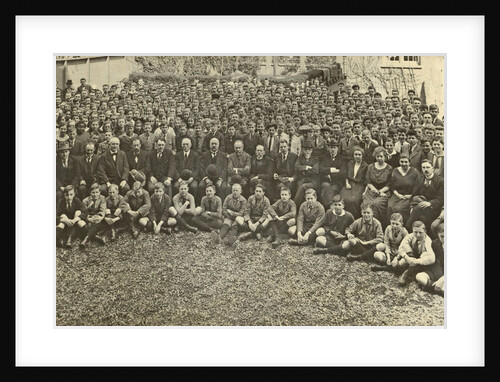 School photo with teachers and students by Anonymous