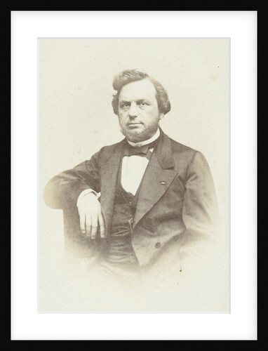 Portrait of F.C. Donders, professor in the Faculty of Medicine at the University of Utrecht by Abraham A. Vermeulen