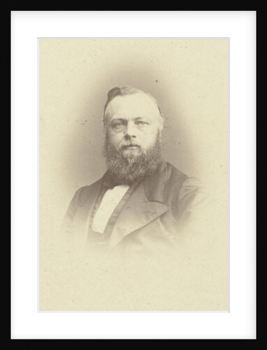 Portrait of C.W. Opzoomer, professor in the Faculty of Philosophy and Letters at the University of Utrecht by Wegner & Mottu