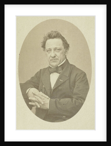 Portrait of J, . Tideman, professor in Amsterdam by Anonymous