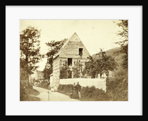 House in village street in Petit Dalles by Girard