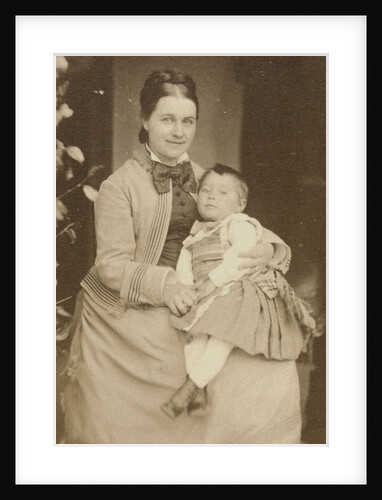 Portrait of a woman with child by Anonymous