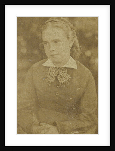 Portrait of a Young Woman with folded hands by Anonymous