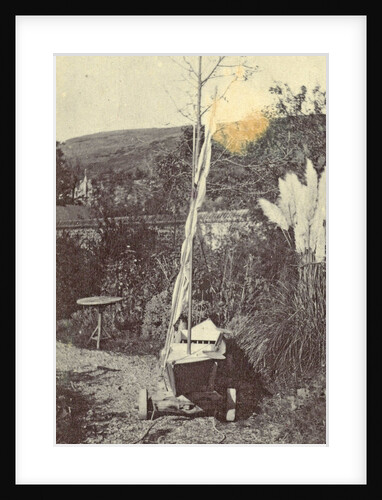 sailboat on a cart by Anonymous