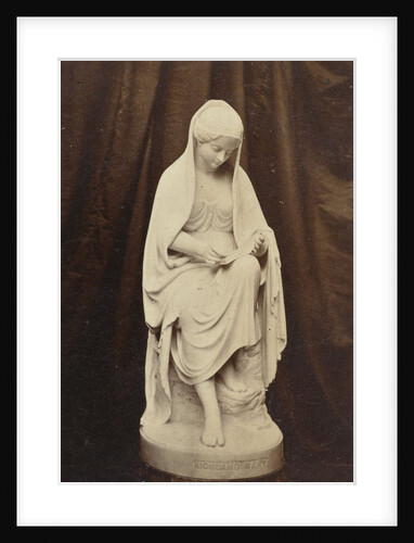 Sculpture of Highland Mary, by Brodie, exhibited at the International Exhibition, London UK 1862 by William England