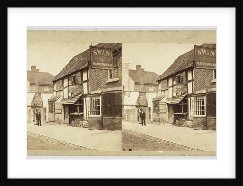 View the pub 'Swan and Maidenhead' England by William Morris Grundy