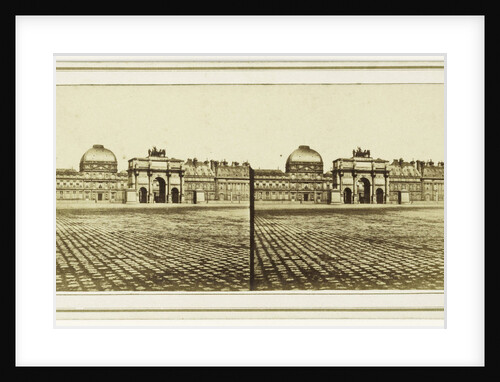 Tuileries et l'Arc de Triomphe du Carousel, Paris, France by Anonymous