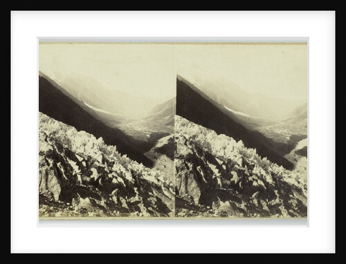 Glacier des Bois Chamonix valley, France by Adolphe Braun