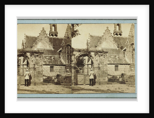 Le Faou (Finistère), entrance to the cemetry by Henri Tournier