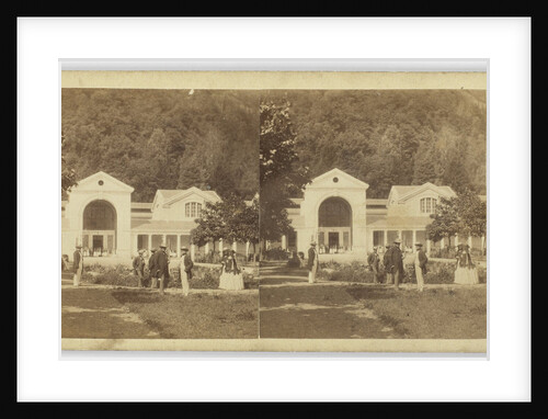 Luchon, bathing establishment, View taken Quinconces, France by Anonymous