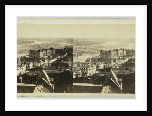 Lyon Jonction du Rhone et de la Saone, France by Fourvières