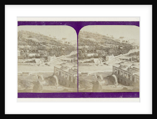 Montagne et Couvent de Saint Vito Girgenti, Italy by Jean Montaigue Andrieu