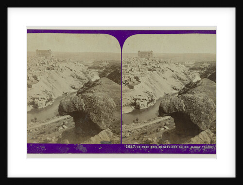 Le Tage pris du Sepulcre du Roi Maure, Toledo, Spain by Jean Montaigue Andrieu