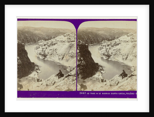 Le Tage et le Barrio Santa Lucia, Toledo, Spain by Jean Montaigue Andrieu