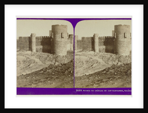 Ruins Château de San Servando, Toledo, Spain by Jean Montaigue Andrieu