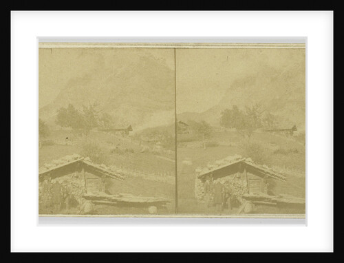 The Wetterhorn in Grindelwald, Switzerland by Adolphe Braun