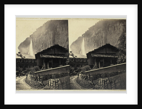 Staubbach, Lauterbrunnen, Switzerland by Adolphe Braun