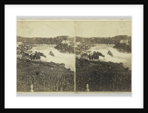 Schaffhausen Rhine Falls, Switzerland by Adolphe Braun