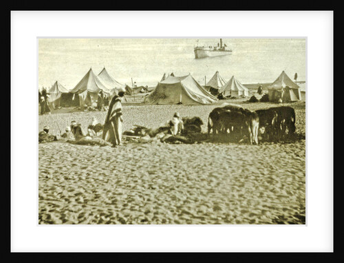 Suez Canal Inauguration Ismailia, Arab camp at Lake Timsah, Egypt by M. Léon