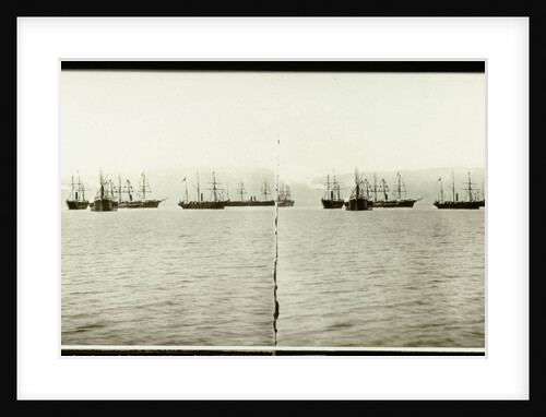 Suez Canal Inauguration Depart fleet Suez, Egypt by M. Léon