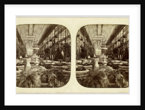 Engeland, Londen, Crystal Palace, Sydenham UK by The London Stereoscopic Company