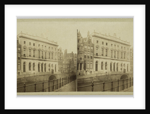 The Royal Post Office in Amsterdam, The Netherlands, the Nieuwezijdsvoorburgwal behind the Palace by Andries Jager