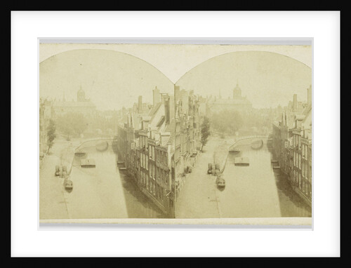 Panorama Tree and Flower Market in Amsterdam by Andries Jager