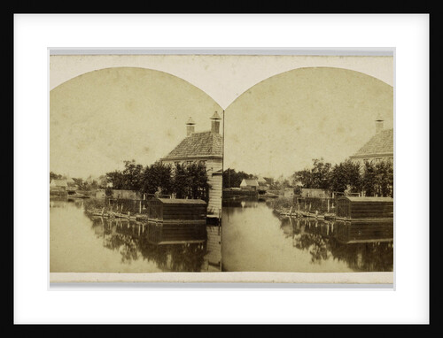 The village Sloterdijk near Haarlem by Andries Jager