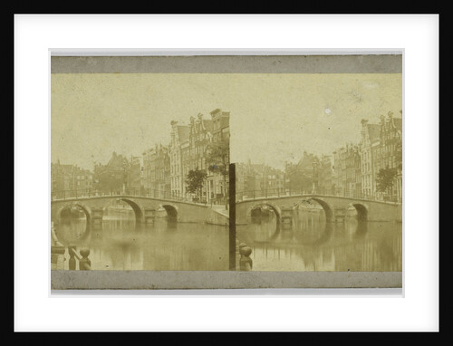 A street in Amsterdam OZ Voorburgwal bij Korte Niezel by Henri Plaut