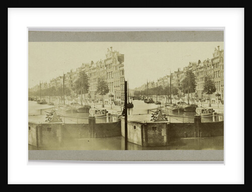 Canal Amsterdam Singel by Henri Plaut