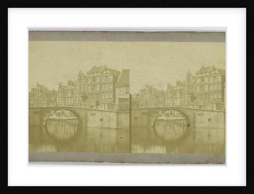 A street in Amsterdam Looiersgracht hoek Prinsegracht by Henri Plaut