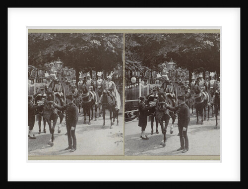 Netherlands, Leiden, horsemen dressed as knights by Anton F. van der Stok