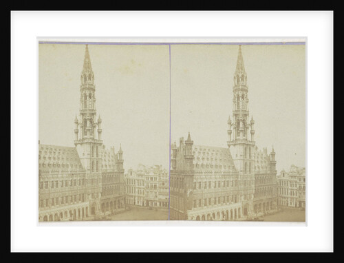 Brussels General view of City Hotel by Jules Queval