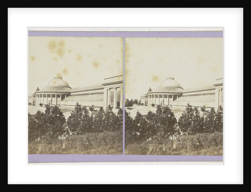 Brussels The greenhouses of the Botanical Garden by Jules Queval