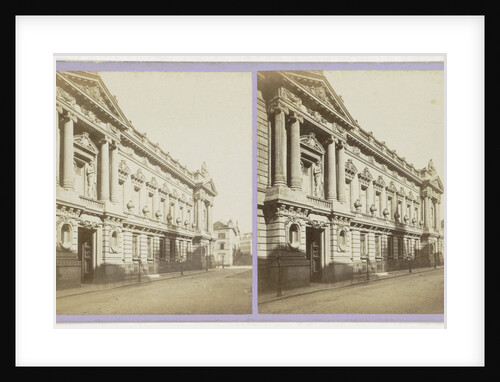 Brussels, the new National Bank by Jules Queval