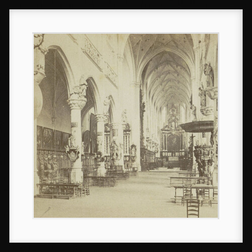 Antwerp Anvers Antwerpen, Church of St. Paul, shooting in the organ by Jules Queval