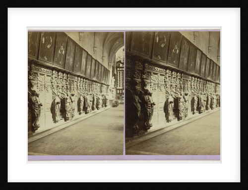 Antwerp Anvers Antwerpen, St. Paul's Church, the confessionals North collateral by Jules Queval