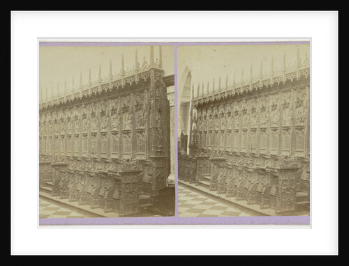 Leuven Louvain, The choir stalls of the church Sainte-Gertrude by Jules Queval