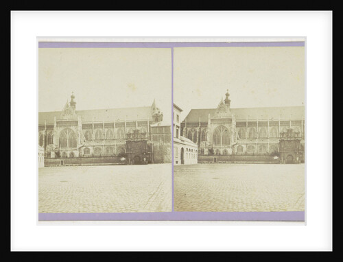Liege, External view of the Eglise Saint-Jacques, Belgium by Jules Queval