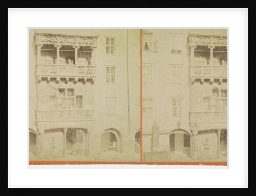 Goldenes Dach, Innsbruck, Baldi & Wurthle Gregor Baldi by Carl Friedrich Wurthle