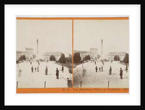 From the Belle Alliance Platz Berlin Friedrichstrasse, Germany by Johann Friedrich Stiehm