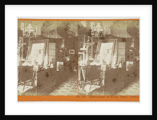 Balkonzimmer im Königl Palais, Berlin, Germany by Johann Friedrich Stiehm