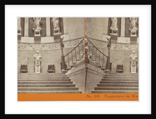 Treppenhaus im Königl Palais Berlin, Germany by Johann Friedrich Stiehm