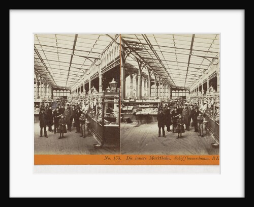 Die innere Markthalle, Schiffbauerdamm, Berlin by Johann Friedrich Stiehm