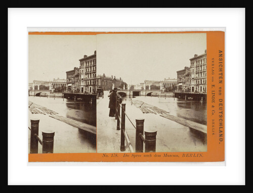 The Spree and the Museum, Berlin, Germany by Johann Friedrich Stiehm