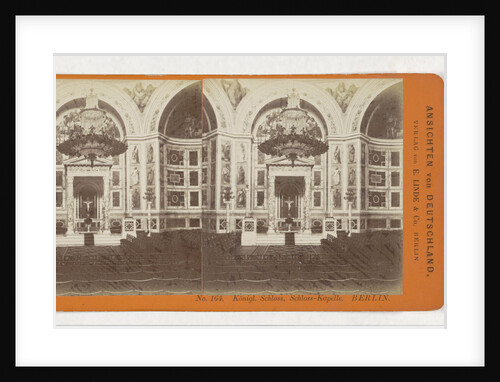 Konigl Castle, Castle Chapel, Berlin, Germany by Johann Friedrich Stiehm