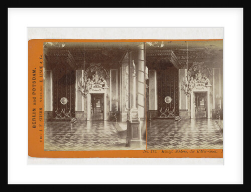 Konigl. Castle of the Knights Hall Berlin, Germany by Johann Friedrich Stiehm