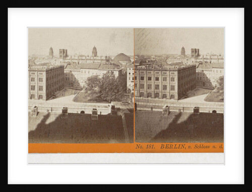 Berlin, v. Schloss n. D construction Academie, Germany by Johann Friedrich Stiehm